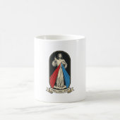 Göttliche Barmherzigkeit Jesus Vintage Kaffeetasse (Mittel)