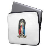 Göttliche Barmherzigkeit Jesus Vintage Laptopschutzhülle (Vorderseite Links)