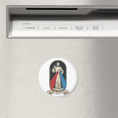 Göttliche Barmherzigkeit Jesus Vintage Magnet (In Situ (Geschirrspüler))