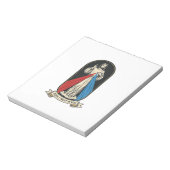 Göttliche Barmherzigkeit Jesus Vintage Notizblock (Rotiert)