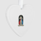 Göttliche Barmherzigkeit Jesus Vintage Ornament (Vorderseite)