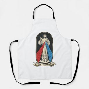 Göttliche Barmherzigkeit Jesus Vintage Schürze