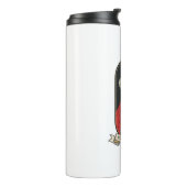 Göttliche Barmherzigkeit Jesus Vintage Thermosbecher (Nach links gedreht)