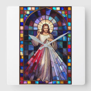 Göttliche Barmherzigkeit Jesus Wanduhr