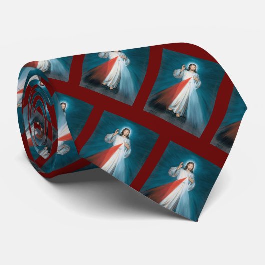 Göttliche Barmherzigkeit Krawatte (Gerollt)