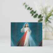 göttliche Barmherzigkeit Postkarte (Stehend Vorderseite)