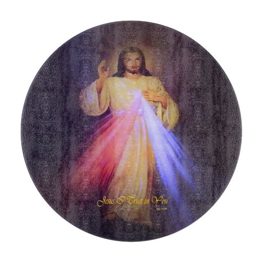 Göttliche Barmherzigkeit Schneidebrett (Vorderseite)