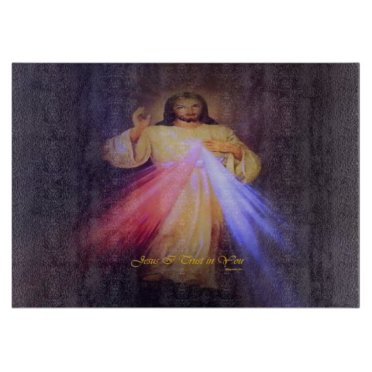 Göttliche Barmherzigkeit Schneidebrett (Vorderseite)