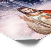 Göttliche Barmherzigkeit, St. Faustina, Jesus, dem Fotodruck (Ecke)