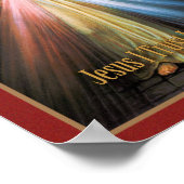 Göttliche Barmherzigkeit und unsere Lady von Guada Poster (Ecke)