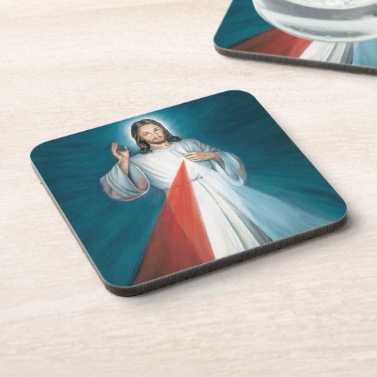 göttliche Barmherzigkeit Untersetzer (Linke Seite)