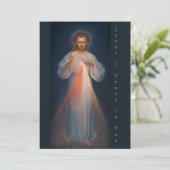 Göttliche Barmherzigkeit von Kazimierowski Eugene Einladung (Stehend Vorderseite)