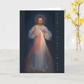 Göttliche Barmherzigkeit von Kazimierowski Eugene Karte (Gelbe Blume)