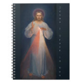 Göttliche Barmherzigkeit von Kazimierowski Eugene Notizblock (Vorderseite)