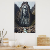 Göttliche Begegnung: Jesus auf dem Berg Poster (Küche)