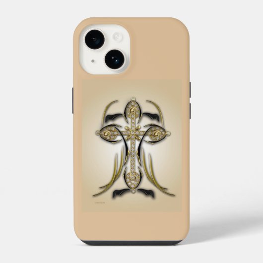 "Göttliche Bitte", Apple iPhone 14 Hülle (Rückseite)