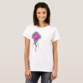 Göttliche Blumen-Krone T-Shirt (Vorne ganz)