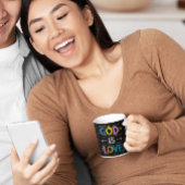 Göttliche Botschaft: Gott ist die Liebe Kaffeetasse