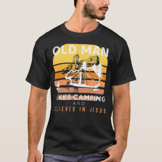 Göttliche Campers Solace: Grumpy Old Mans Jesus Ad T-Shirt