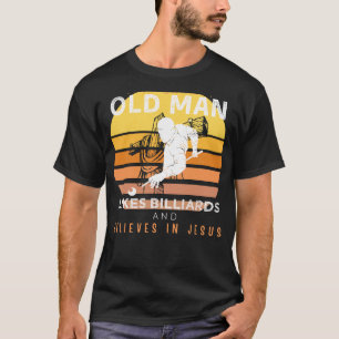 Göttliche Cue Shots: Grumpy Old Man Champions Jesu T-Shirt