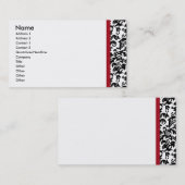 Göttliche Damast-Visitenkarte Visitenkarte (Vorne/Hinten)