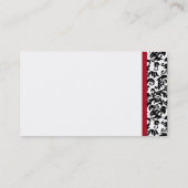 Göttliche Damast-Visitenkarte Visitenkarte (Rückseite)