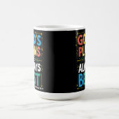 Göttliche Designs Gods-Pläne sind immer die besten Kaffeetasse (Mittel)