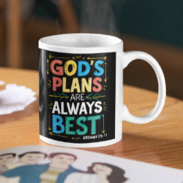 Göttliche Designs Gods-Pläne sind immer die besten Kaffeetasse