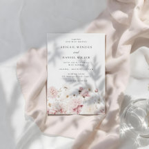 Göttliche Elegante Blush & White Floral Wedding