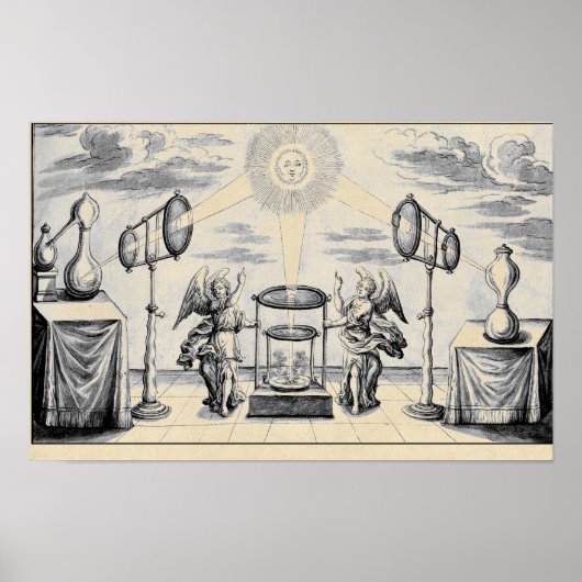 Göttliche Engel der Alchemie Poster (Vorne)