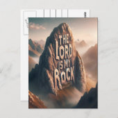 Göttliche Erklärung: Der Herr ist mein Stein Postkarte (Vorne/Hinten)