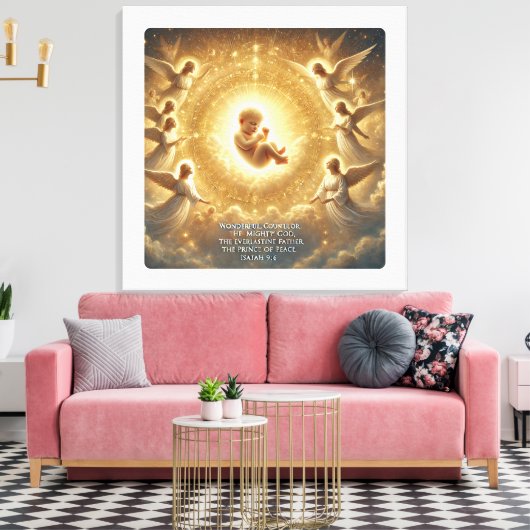 Göttliche Feindschaft: Der Prinz des Friedens Leinwanddruck (Insitu (Wohnzimmer))