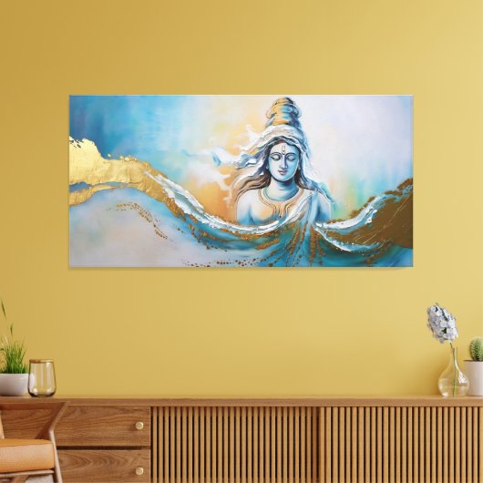 Göttliche Feindschaft Gayathiri Reimaged Leinwanddruck (Insitu (Wohnzimmer))