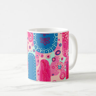Göttliche Formen und Formen Original Abstrakte Kun Kaffeetasse