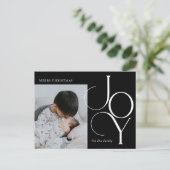 Göttliche Freude EDITABLE FARBEN Urlaub Postkarte (Stehend Vorderseite)