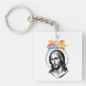 Göttliche Führung: Vertrauen in den Herrn Schlüsselanhänger (Vorderseite)