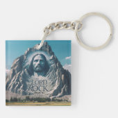 Göttliche Gegenwart auf Majestic Peak Schlüsselanhänger (Rückseite)