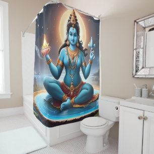 Göttliche Gegenwart: Ganesh Duschvorhang Design