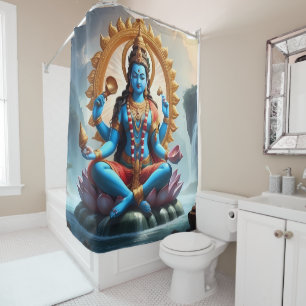 Göttliche Gegenwart: Ganesh Duschvorhang Design