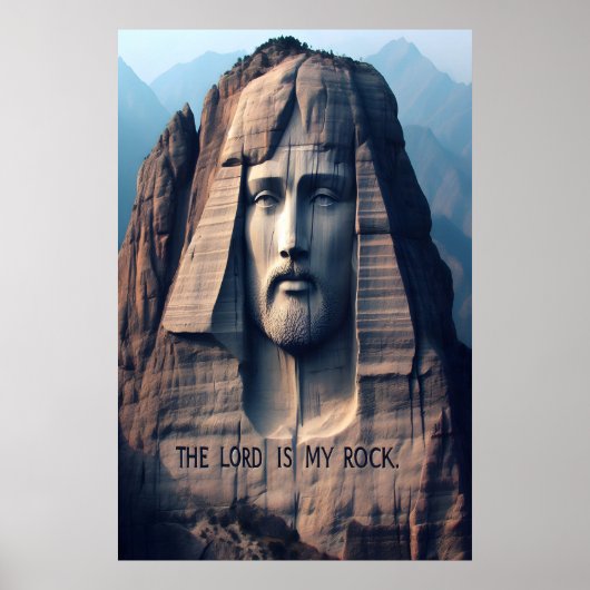 Göttliche Gegenwart unter den Bergen Poster (Vorne)