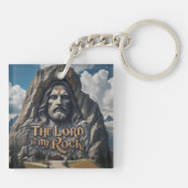 Göttliche Gegenwart unter den Bergen Schlüsselanhänger (Rückseite)