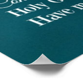 Göttliche Gnade Gebet - JESUS Ich vertraue Ihnen Poster (Ecke)