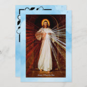 Göttliche Gnade Jesus flache Ermutigungskarte (Vorne/Hinten)