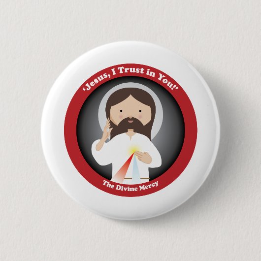 Göttliche Gnade von Jesus Button (Vorderseite)