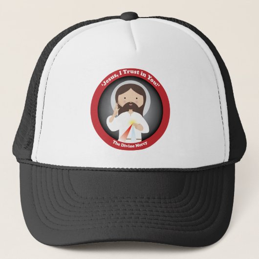 Göttliche Gnade von Jesus Truckerkappe (Vorderseite)