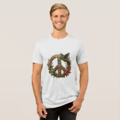 Göttliche Harmonie: Die ॐ Mandala Tri-Blend Shirt (Vorderseite voll)