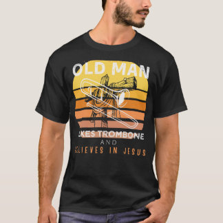 Göttliche Harmonie: Grumpy Alte Menschen Jesus sti T-Shirt