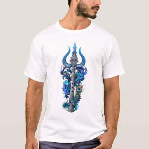 Göttliche Harmonie: Shiva-Krishna Spirituelles Fus T-Shirt