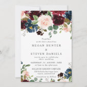 Göttliche Hochzeit; Bläserner Frühling oder Herbst Einladung (Vorderseite)