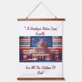 Göttliche Inspiration: Gottes Segen-Band Wandteppich Mit Holzrahmen (Vorderseite 3)